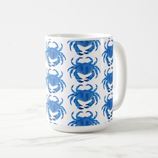 Mug Crustacé de crabe bleu (Devant droit)