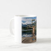 Mug Cruz transparente INRI (Devant gauche)
