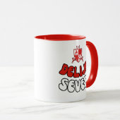 Mug Crveno Beli Delije Sever Navijaci Crvene Zvezde  (Devant droit)
