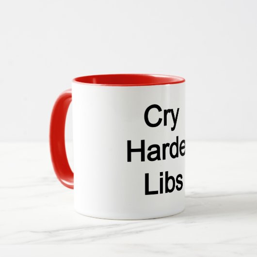 Mug Cry Harder Libs (Devant gauche)