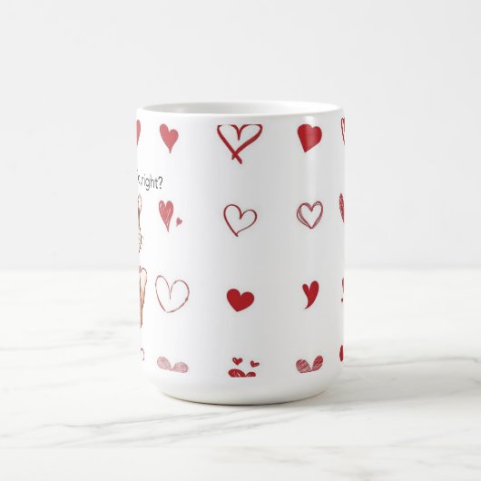 Mug Crying Is Cardio, Right? | Cute Crying Cat Design (Centre)