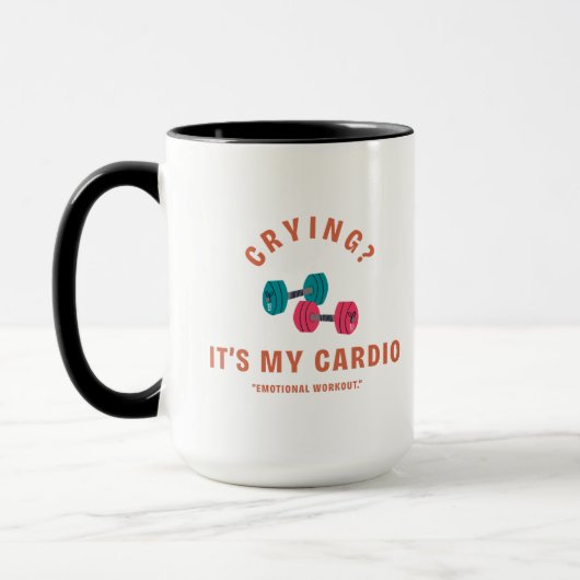 Mug Crying? It's My Cardio - Emotional Workout (Gauche)