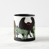 Mug Cryptid, OVNI, Big Foot, Chupacabra, Alien Mothman (Centre)