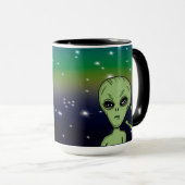 Mug Cryptides, Bigfoot, Sasquatch, Mothman, Alien, OVN (Devant droit)