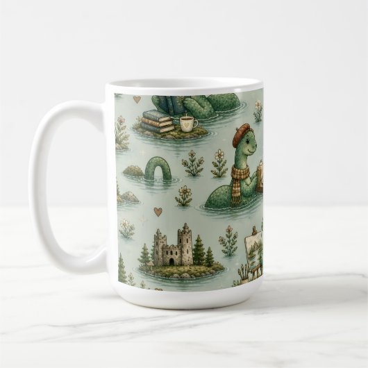 Mug Cryptides confortables Nessie Monstre du Loch Ness (Gauche)
