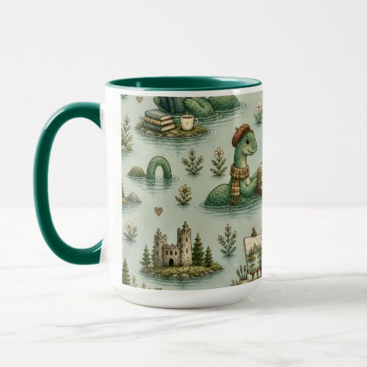 Mug Cryptides confortables Nessie Monstre du Loch Ness (Gauche)