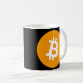 Mug Crypto Bitcoin Blockchain Cryptomonnaie Fun (Devant droit)