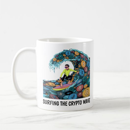 Mug Crypto de surf (Gauche)
