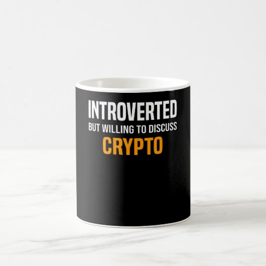 Mug Crypto Dire Trader Miner Cryptomonnaie Crypto (Centre)