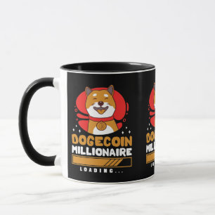 Mug Crypto DogeCoin Millionnaire Chargement