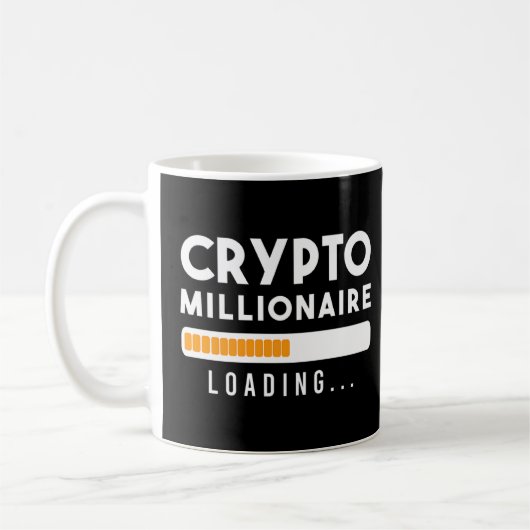 Mug Crypto Millionaire Blockchain Bitcoin Trader (Gauche)