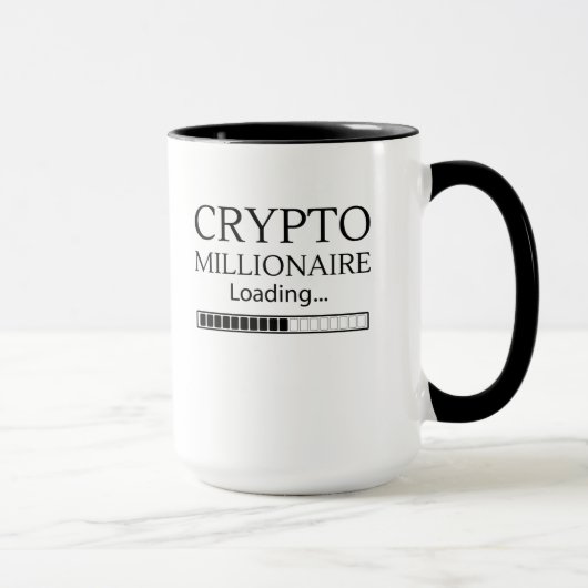 Mug Crypto Millionaire Chargement Veuillez patienter (Droite)