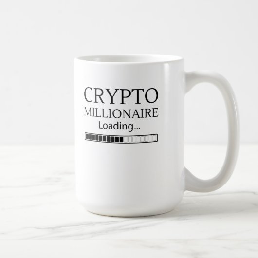Mug Crypto Millionaire Chargement Veuillez patienter (Droite)