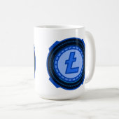 MUG CRYPTO-MONNAIE LITECOIN (Devant droit)