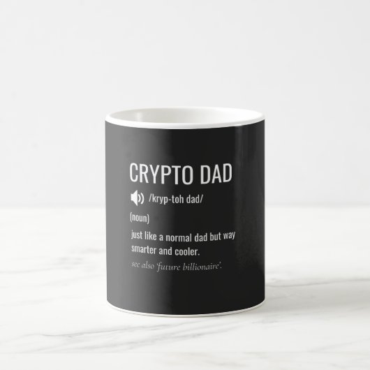 Mug Crypto Papa Définition Bitcoin HODL Noël (Centre)