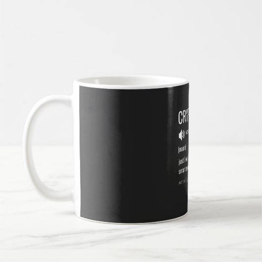 Mug Crypto Papa Définition Bitcoin HODL Noël (Gauche)