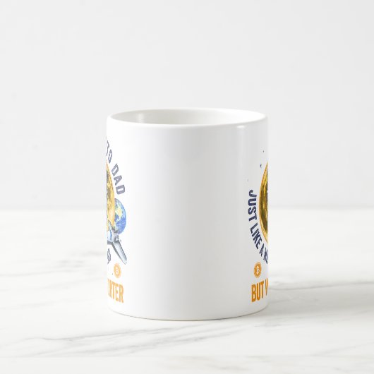 Mug Cryptodad Crypto Papa Comme Un Papa Bitcoin Réguli (Centre)