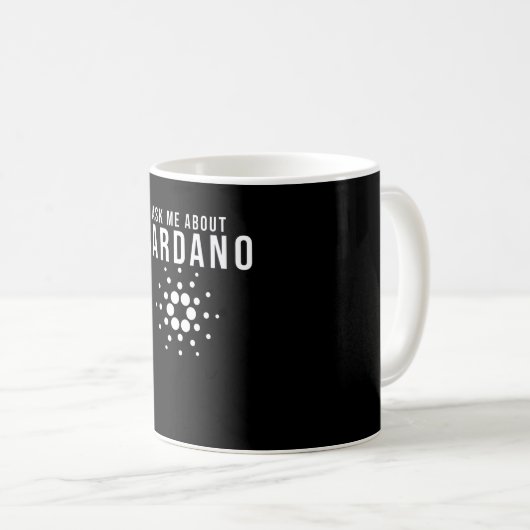 Mug Cryptodevise Cardano ADA (Devant droit)