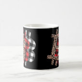 Mug Cryptomonnaie Btc Leopard Cheetah Buffalo Plaid B (Centre)