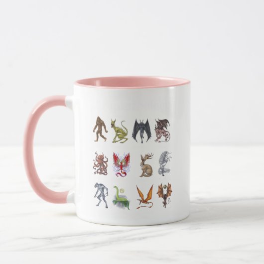 Mug Cryptozoologie Cryptid Créatures (Gauche)