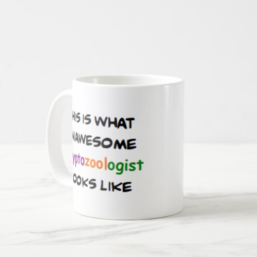 Mug cryptozoologiste, génial (Devant gauche)