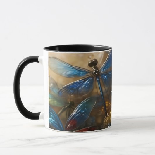 Mug Crystal Dragonflies (Gauche)
