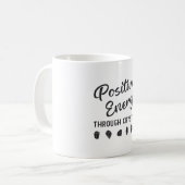 Mug Crystal Positive Energy Through Crystals Healer (Devant gauche)