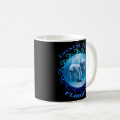 Mug Crystal River Florida Vacances Piscines (Devant droit)
