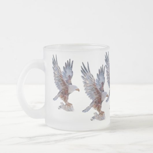Mug Crystal style Aigle Majestueux (Gauche)