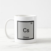 Mug Cs - Chess Funny Chimie Élément Symbole T-shirt (Gauche)
