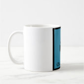 Mug Cs - Symbole d'élément de dinosaure Champosaurus (Gauche)