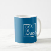 Mug CSS est un Geek génial (Devant droit)