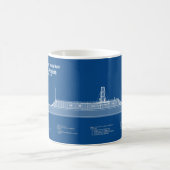Mug CSS Virginie - Plan de plan des navires ABD (Centre)
