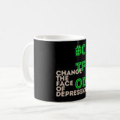 Mug CTFOD Changer le visage de la dépression Neon Blac (Devant gauche)