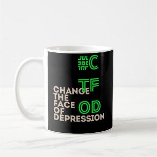 Mug CTFOD Changer le visage de la dépression Neon Blac