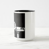 Mug Cthulhu (arrière - plan noir) (Centre)