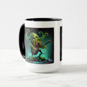 Mug Cthulhu Rock 'n Roll Combo Mug, 15 oz (Devant gauche)