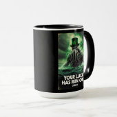 Mug Cthulhu Saint-Patrick votre chance est épuisée (Devant droit)