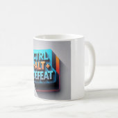 Mug "Ctrl+Alt+Défaite" humour ironique (Devant droit)