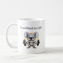 Cuala koala lifting weights - koalified to lift