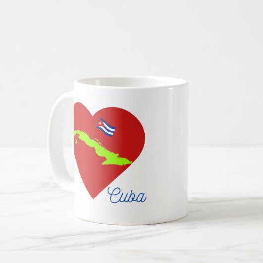 Mug Cuba en mi corazon (Devant gauche)