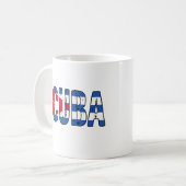 Mug Cuba, j'aime Cuba (Devant gauche)