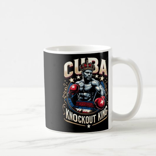 Mug Cubain Boxe Knockout King Cuba Crown (Droite)