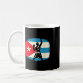 Mug Cubain Puissance De Boxe Avec Fierté De Drapeau (Gauche)