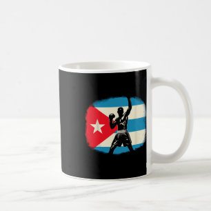 Mug Cubain Puissance De Boxe Avec Fierté De Drapeau