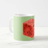 Mug Cube d'origine frais de pastèque rouge sucrée (Devant gauche)