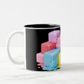 Mug Cube Fonte Pastel (Gauche)