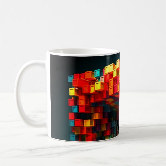 Mug Cubes d'art (Gauche)