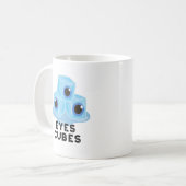 Mug Cubes d'yeux amusant jeu de glace (Devant gauche)