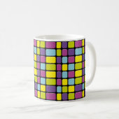 Mug Cubes en arc-en-ciel (Devant droit)